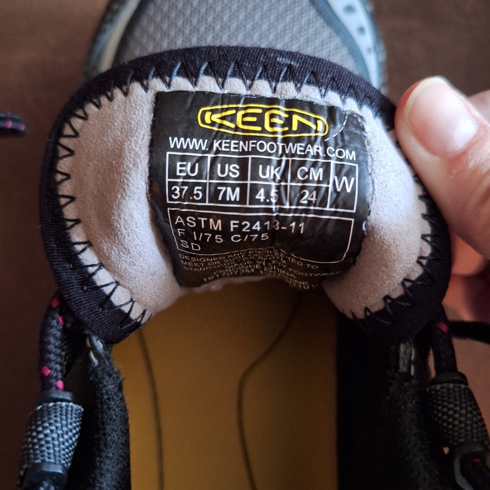Keen NWOT Metatomical Footbed Women's Gray Work Shoes Size 7 - Picture 2 of 6